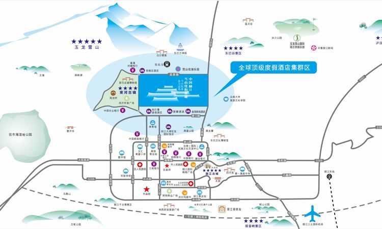 壹第山院交通图