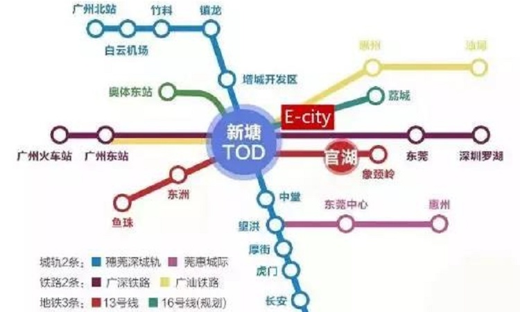 永荟广场·珑寓交通图