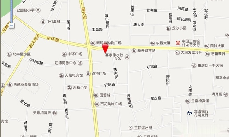 新世纪广场交通图