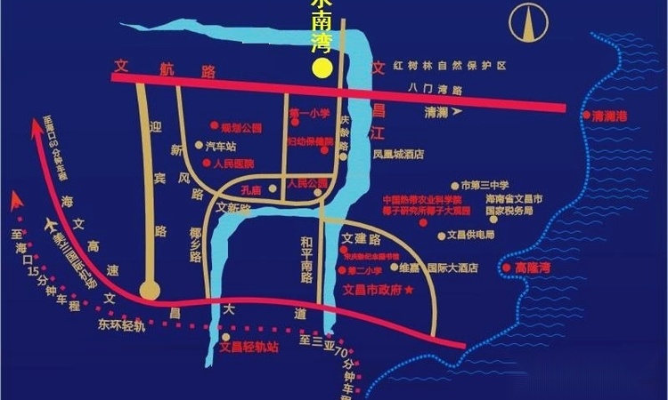 碧水南湾交通图