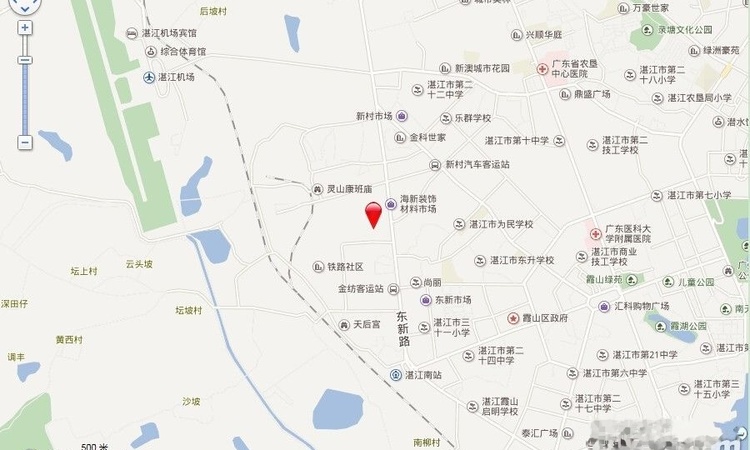东新高地交通图