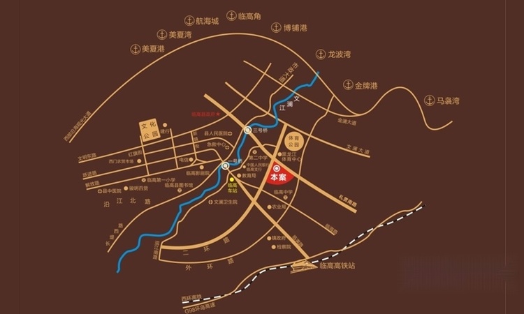 阳光城交通图