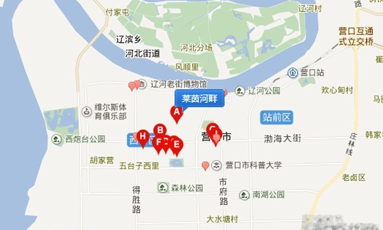 莱茵河畔交通图