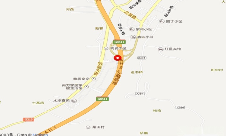 凤凰新城三期交通图