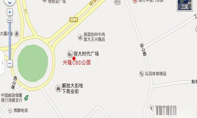 兴隆财富大厦交通图