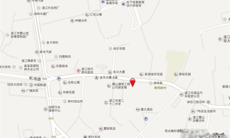 新澳城市花园二期交通图