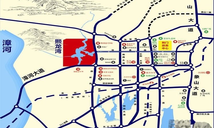 熙龙湾交通图