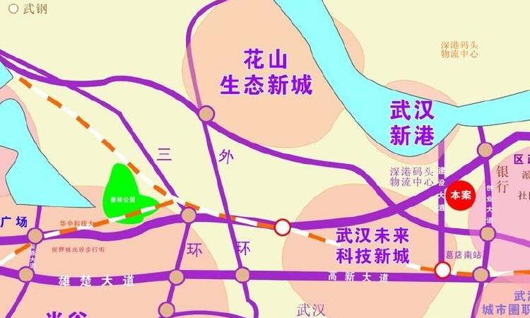 光谷新干线交通图