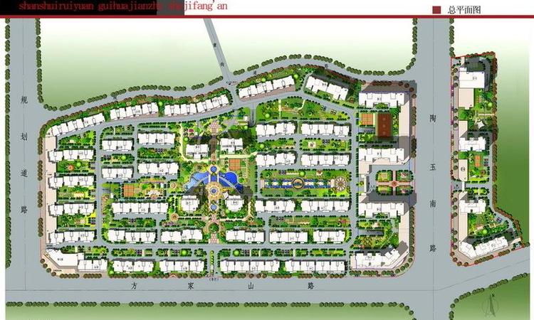 山水瑞园交通图