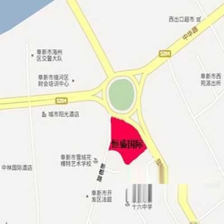 恒盛国际交通图
