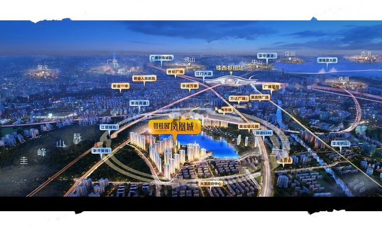 江门碧桂园·凤凰城交通图