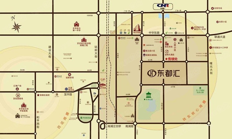 东都汇交通图