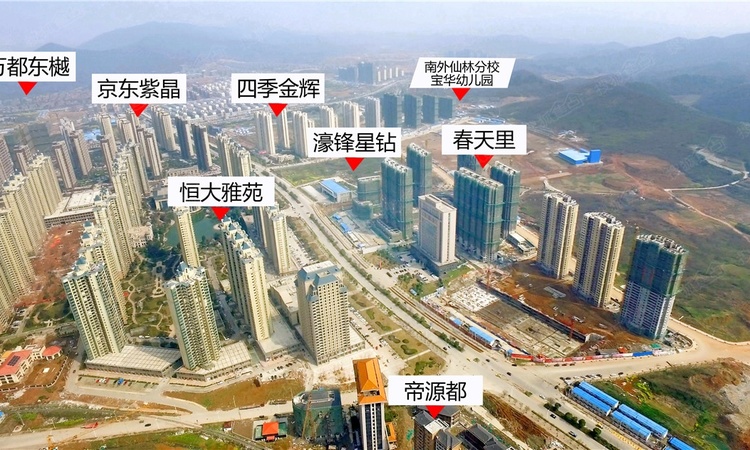 京东紫晶实景图