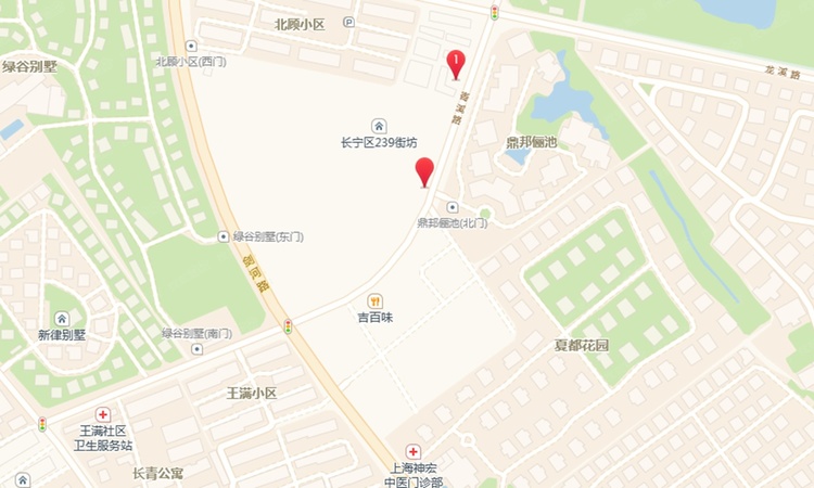 西郊青溪花园交通图