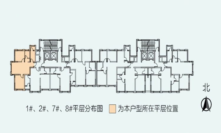 汇智五洲城楼层平面图