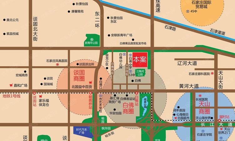 天海容天下交通图