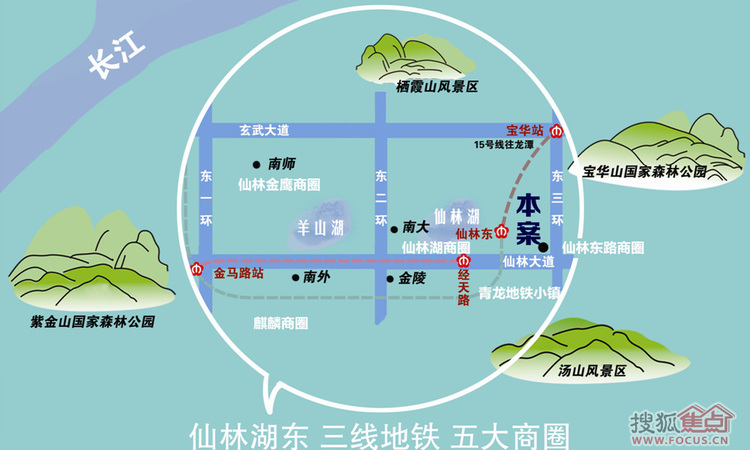 京东紫晶交通图