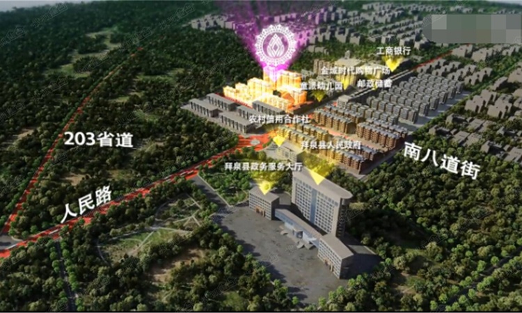拜泉飞鹤御泉华府交通图