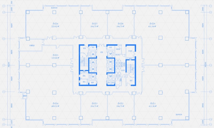 上东广场楼层平面图
