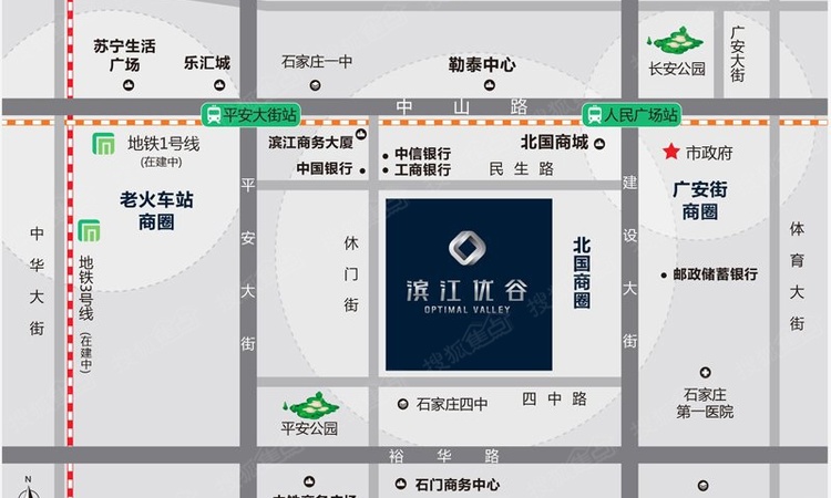 滨江优谷交通图