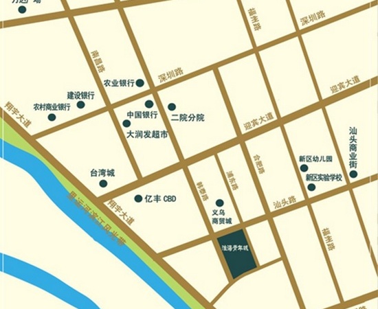 淮海青年城交通图