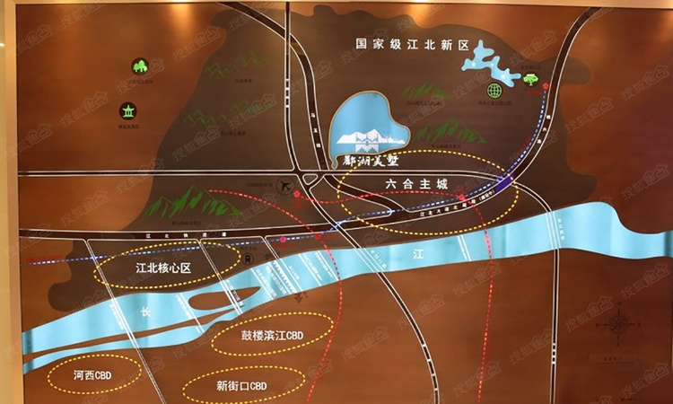 郦湖美墅交通图