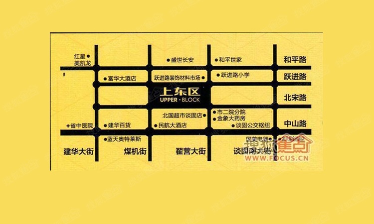 上东广场交通图