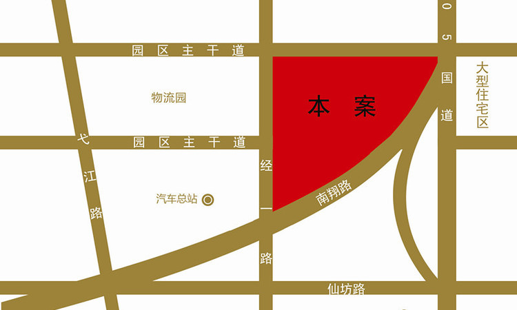 安南中国MALL交通图