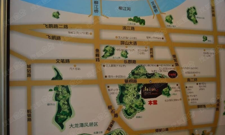 永意·山语城交通图