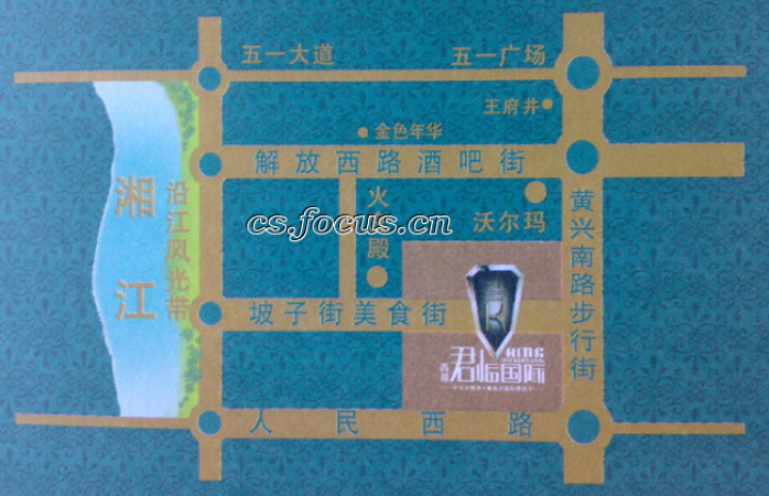 君临国际交通图