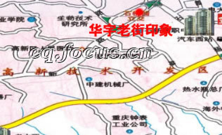 华宇老街印象交通图