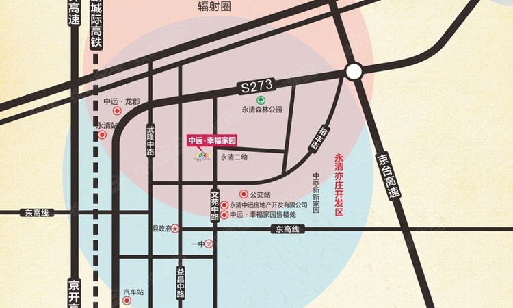 中远幸福家园交通图