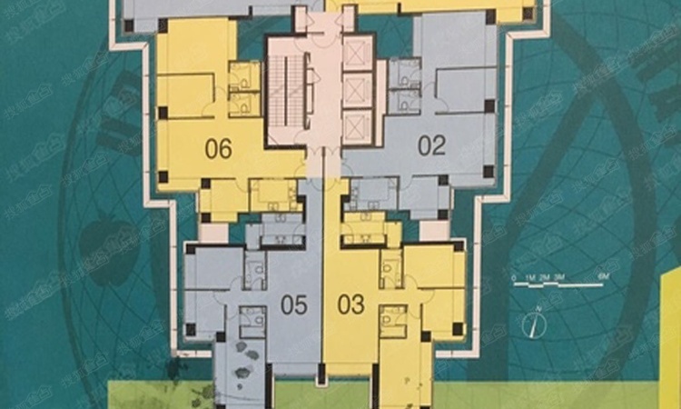 高尚领域楼层平面图