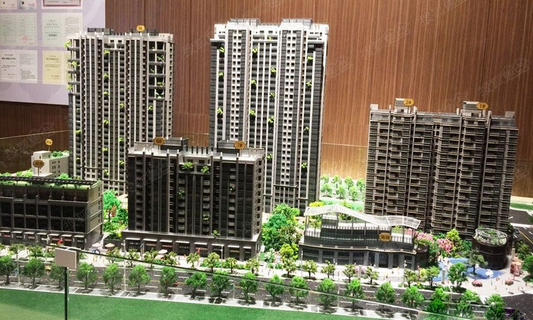 苏河融景实景图