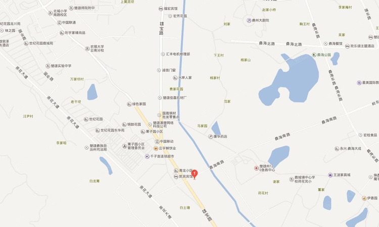 楚雄碧桂园交通图