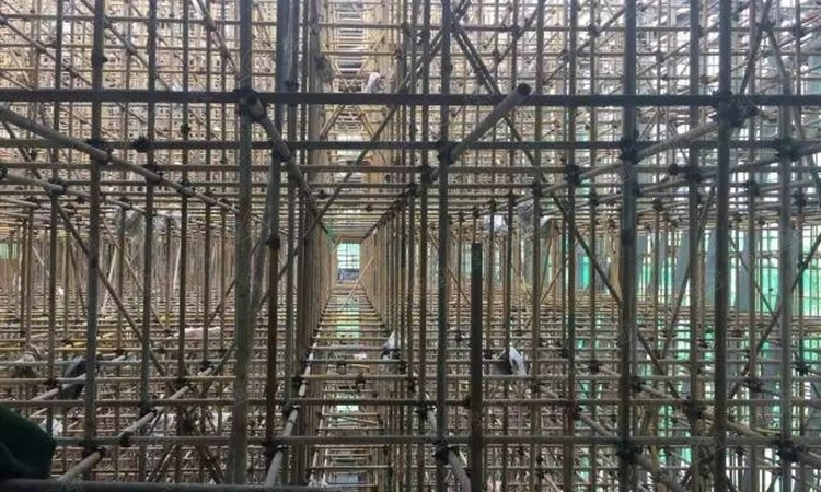 中铁摩都娱购公园施工进度图