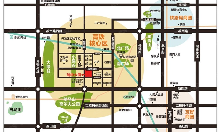 瑞中大厦交通图