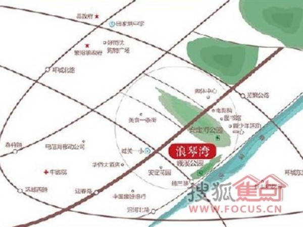 浪琴湾交通图