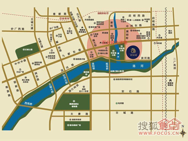 君河湾交通图
