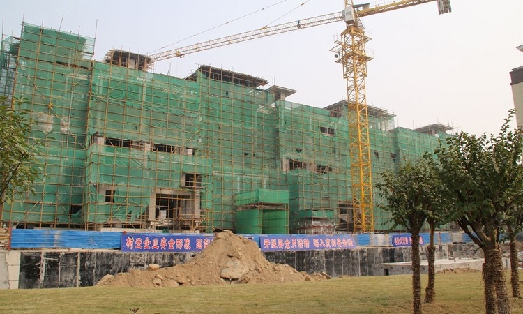 清江·月亮湾施工进度图