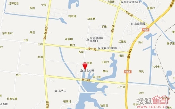 龙凤佳苑交通图