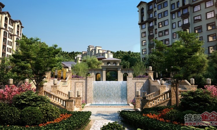 鸿玮澜山二期和院效果图