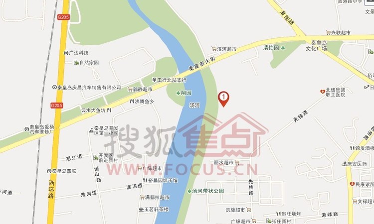秦皇府交通图