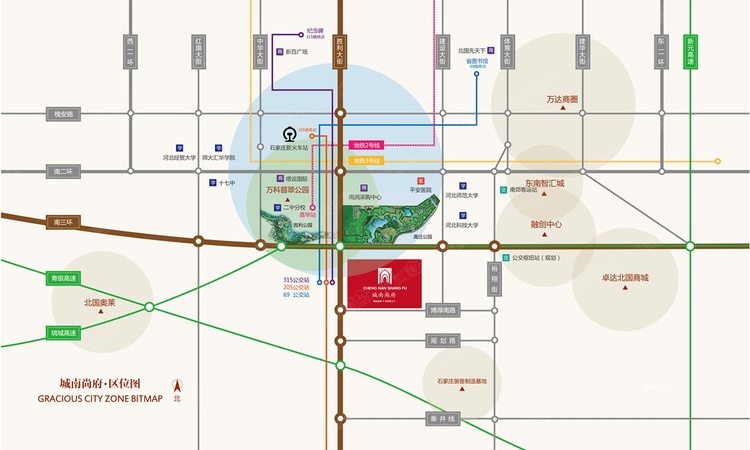 城南尚府交通图
