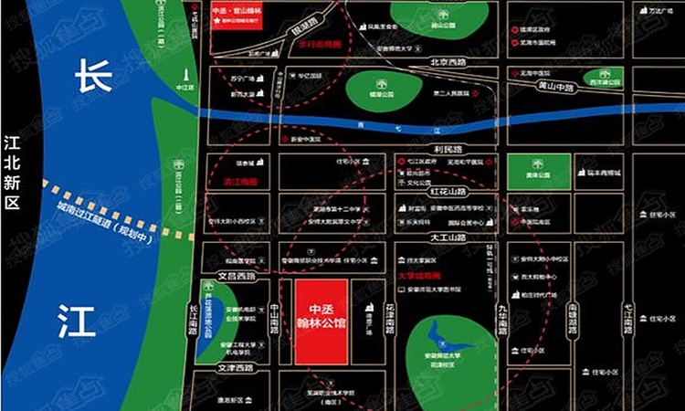 翰林公馆交通图