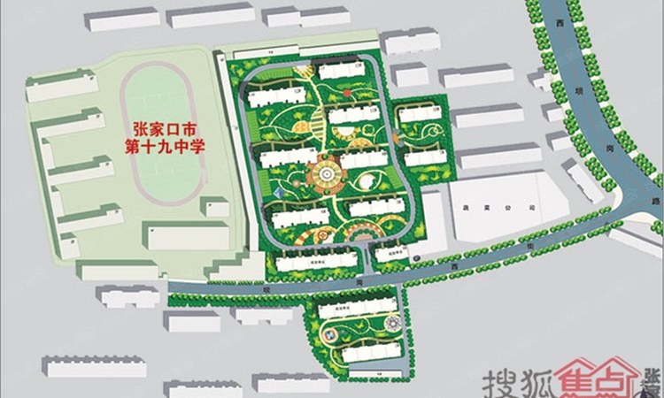 天宝中苑交通图