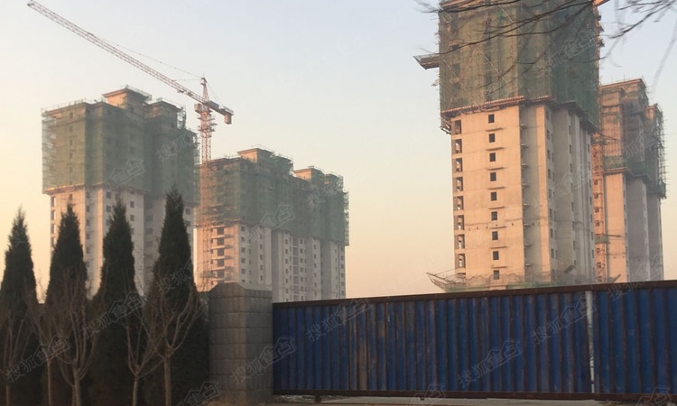 荣盛阿尔卡迪亚永清花语城施工进度图