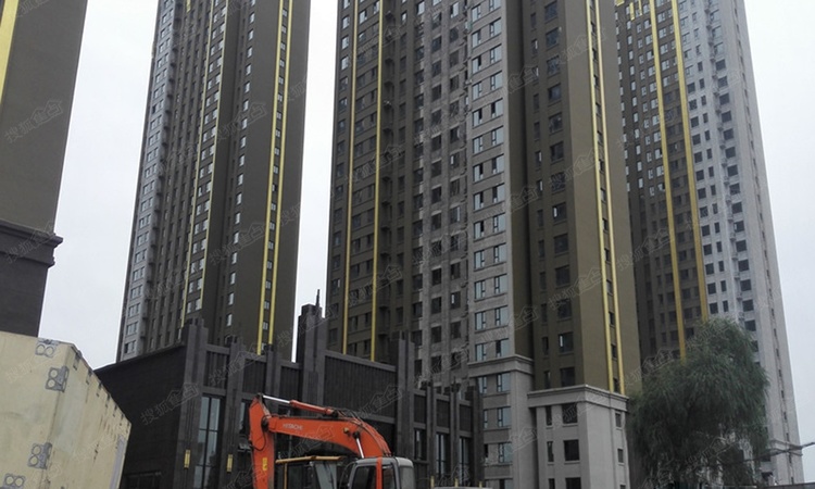 东北亚城市花园施工进度图