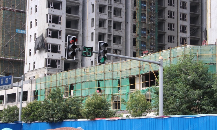 名门万象国际施工进度图