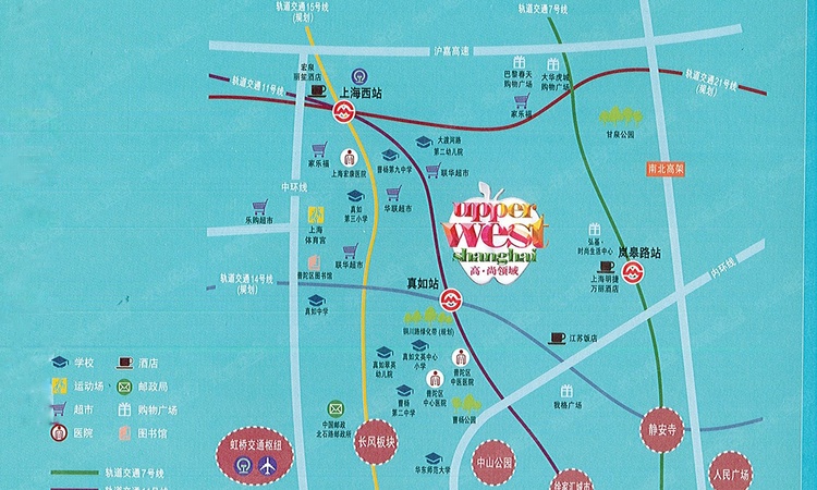 高尚领域交通图